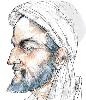 Portrait or historical illustration of Abbas ibn Firnas