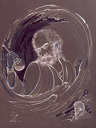 Portrait or historical illustration of Al-Razi