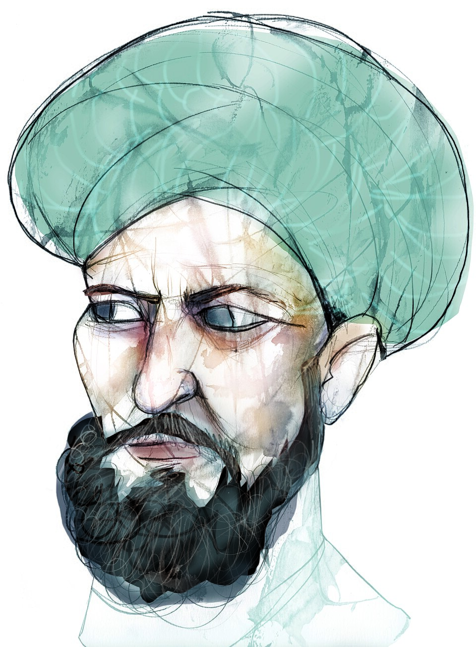 Portrait or historical illustration of Al-Zahrawi